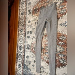 Gray cotton lululemon leggings - rare !